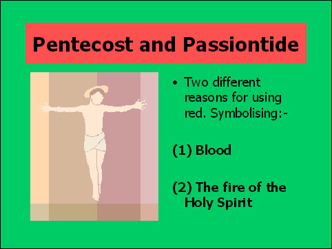 Pentecost and passiontide